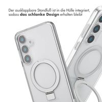 Accezz Ring Stand Backcover mit MagSafe Samsung Galaxy S25 Plus - Transparent