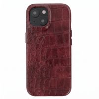 Selencia Croco Backcover mit MagSafe Apple iPhone 14 / 13 - Burgundy