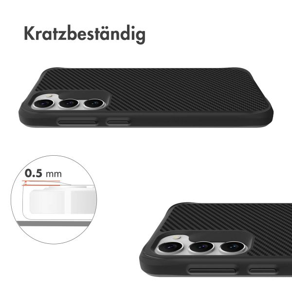 imoshion Rugged Hybrid Carbon Case Samsung Galaxy S23 Plus - Schwarz