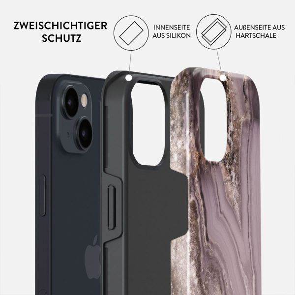 Burga Tough Back Cover für das iPhone 15 - Golden Taupe