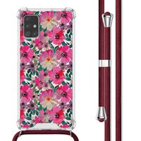 imoshion Design Hülle mit Band Samsung Galaxy A51 - Flower Water