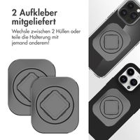Accezz EasyLock handyhalterung Fahrrad - Inklusive Hülle für das Apple iPhone 14 Pro - Aluminium - 360 Grad drehbar - Schwarz