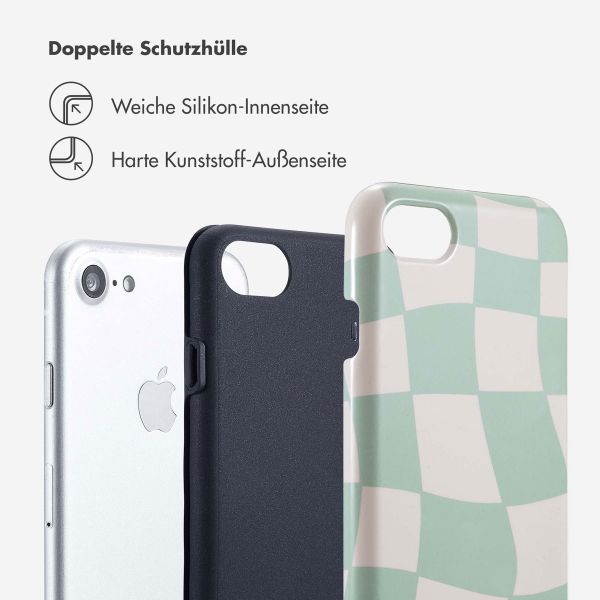 Selencia Vivid Back Cover Apple iPhone SE (2022 / 2020) / 8 / 7 / 6(s) - Groovy Sage Green