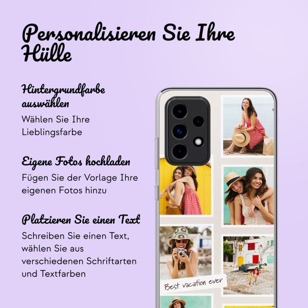 Hülle mit eigenem Foto und/oder Text Samsung Galaxy A52(s) (5G/4G) - Filmrol nummer 3