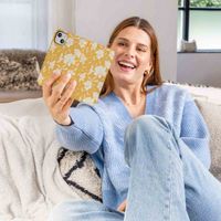 imoshion Design Klapphülle Samsung Galaxy S9 - Yellow Flowers