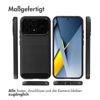 imoshion Brushed Back Cover Xiaomi Poco F8 Pro - Schwarz