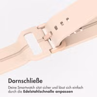 imoshion Silikonarmband für Samsung Galaxy Watch 4 / 5 / 6 / 7 (20 mm) - Rosa
