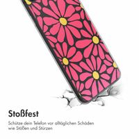 imoshion  Design Hülle für das iPhone SE (2022 / 2020) / 8 / 7 - Dusty Rose Flowers Connect