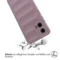 imoshion EasyGrip Back Cover für das Motorola Moto G34 - Violett