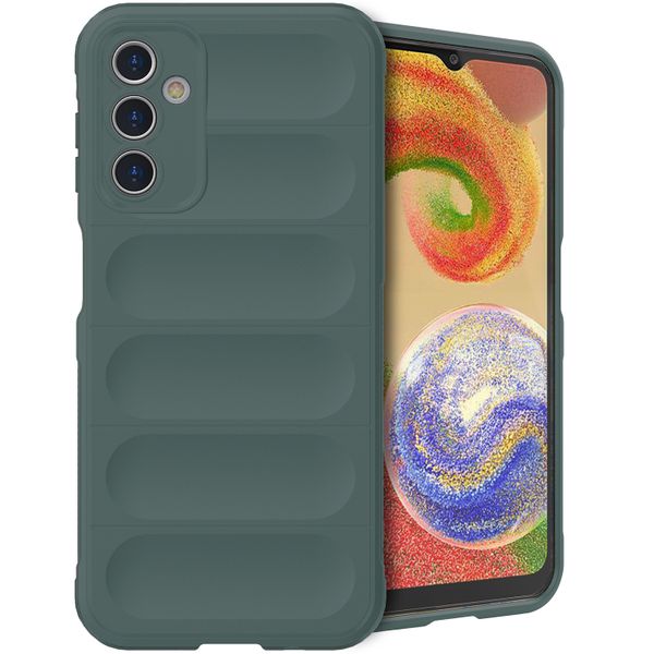 imoshion EasyGrip Back Cover für das Samsung Galaxy A14 (5G/4G) - Dunkelgrün