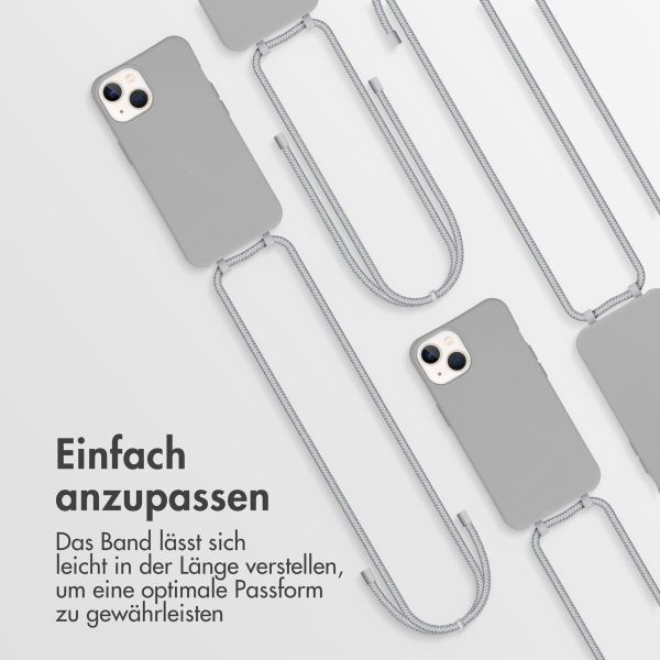 imoshion Color Backcover mit abtrennbarem Band Apple iPhone 13 - Grau