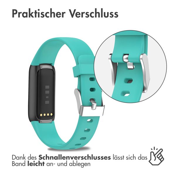 imoshion Silikonband für das  Fitbit Luxe - Türkis
