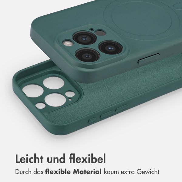 imoshion Color Back Cover mit MagSafe Apple iPhone 15 Pro - Dunkelgrün