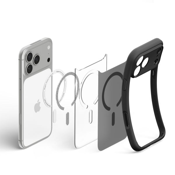 Spigen Ultra Hybrid Backcover MagSafe Apple iPhone 18 Pro / 17 Pro - Frost Black