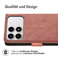imoshion Luxuriöse Klapphülle Xiaomi Poco F8 Pro - Braun