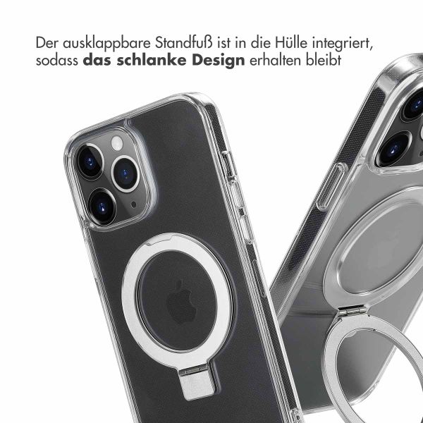 Accezz Ring Stand Backcover mit MagSafe für das iPhone 13 Pro Max - Transparent