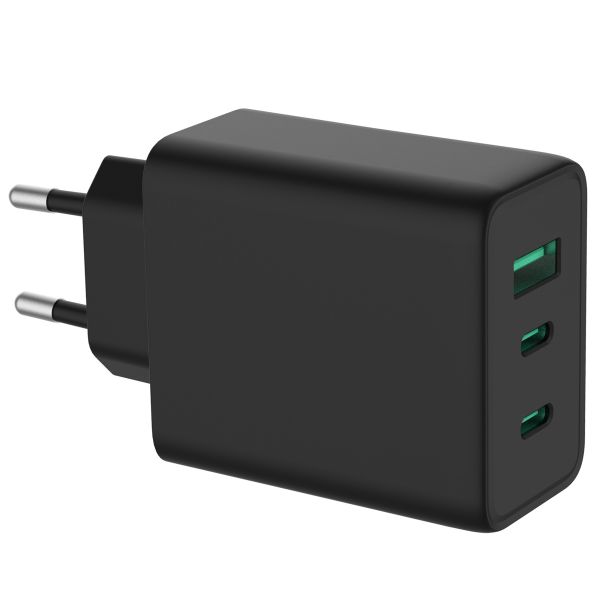 Accezz Power Pro GaN Ultra Fast Wall Charger - 65W - Schwarz