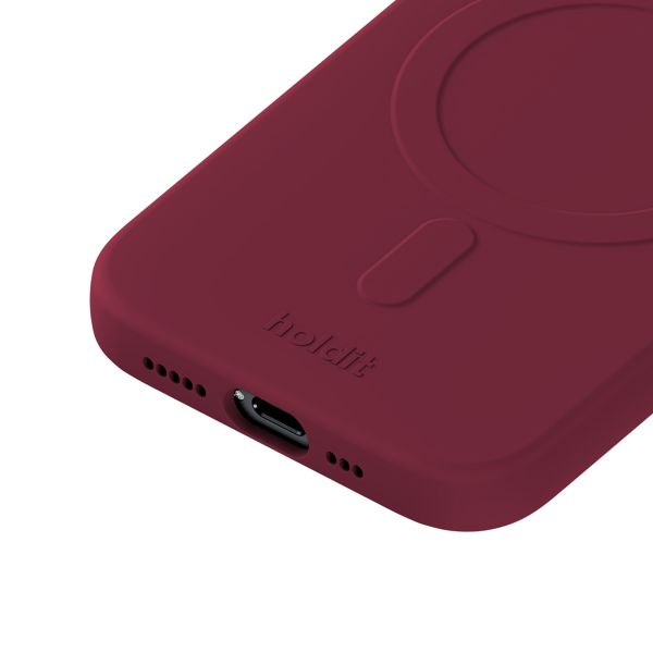 Holdit Soft MagSafe Case Apple iPhone 15 Pro - Red Velvet