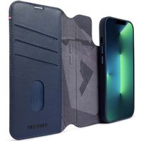 Decoded 2 in 1 Leather Klapphülle für das Apple iPhone 14 - Dunkelblau