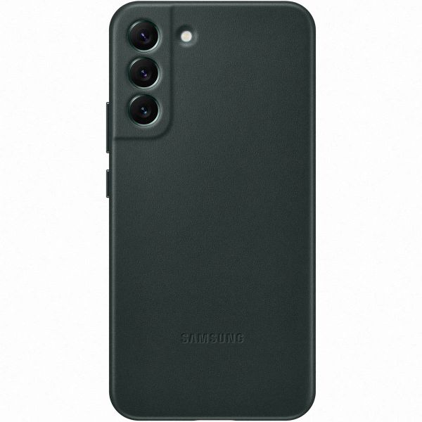 Samsung Original Leather Backcover für das Galaxy S22 Plus - Grün