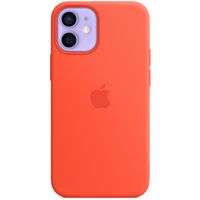 Apple Silikon-Case MagSafe für das Apple iPhone 12 Mini - Electric Orange
