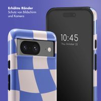 Selencia Vivid Tough Back Cover für das Google Pixel 8 - Groovy Sapphire Blue