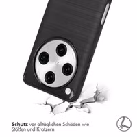 imoshion Brushed Back Cover Oppo Find X8 Pro - Schwarz