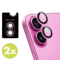 imoshion 2er-Pack Objektivschutz für Kamera für das Apple iPhone 16 / 16 Plus - Rosa