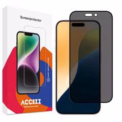 Accezz Privacy Displayschutz aus gehärtetem Glas Apple iPhone 17 / 17 Pro / 16 Pro