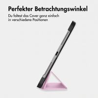 imoshion Trifold Klapphülle Apple iPad 11 (2025) 11 Zoll A16 / iPad 10 (2022) 10.9 Zoll - Rosa