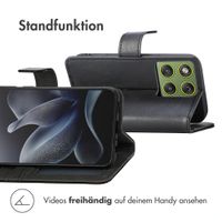 imoshion Luxuriöse Klapphülle Motorola Edge 70 - Schwarz