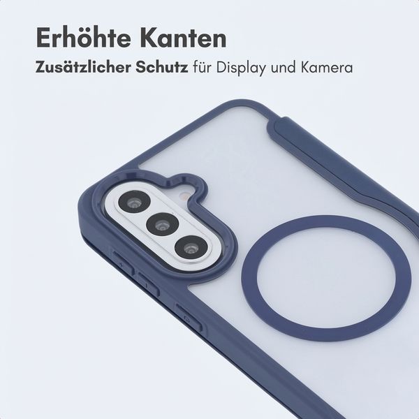 imoshion Transparente Bookcase mit MagSafe Samsung Galaxy A57 (5G) - Blau