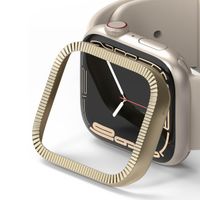 Ringke Bezel Styling für die Apple Watch Series 7 / 8 / 9 - 41 mm - Matte Curve Gold