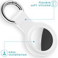 imoshion ﻿Liquid Silicone Keychain Case Apple AirTag - Weiß