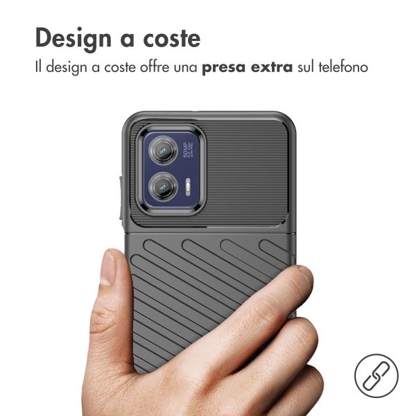 imoshion Thunder Backcover Motorola Moto G73 - Schwarz