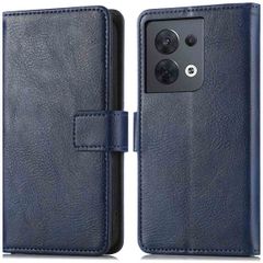 imoshion Luxuriöse Klapphülle Oppo Reno 8 5G - Dunkelblau