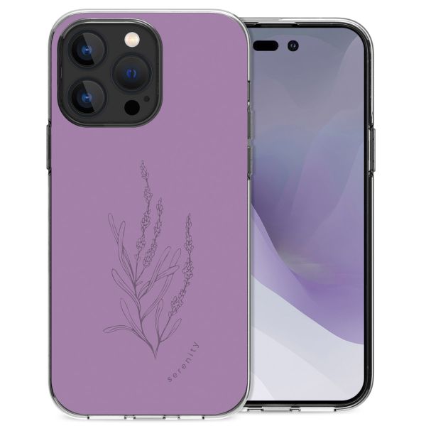 imoshion Design Hülle für das Apple iPhone 14 Pro Max - Floral Purple