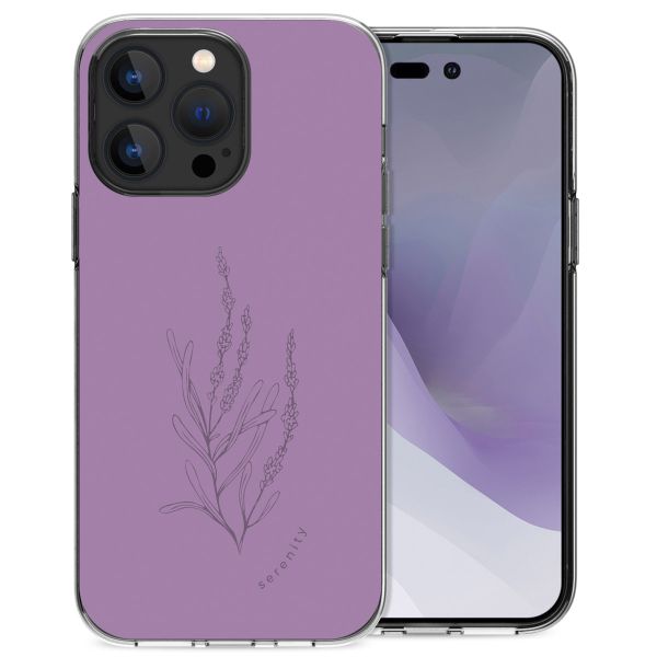 imoshion Design Hülle für das iPhone 14 Pro Max - Floral Purple