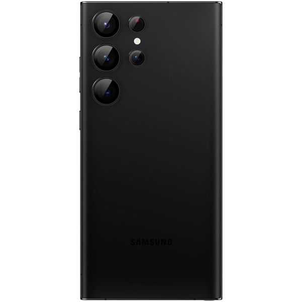 Spigen GLAStR Kameraprotektor aus Glas 2er-Pack für das Samsung Galaxy S23 Ultra - Schwarz