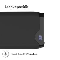 imoshion Powerbank - 6000 mAh - Schnelles Aufladen - Schwarz