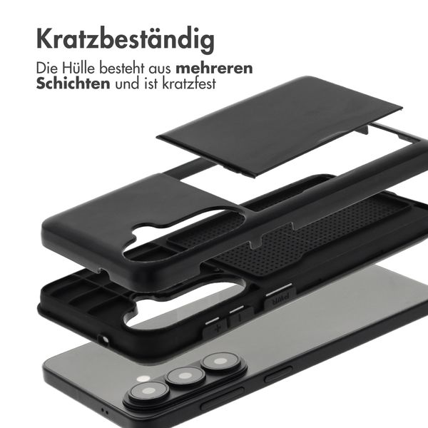 imoshion Backcover mit Kartenfach Samsung Galaxy S26 - Schwarz