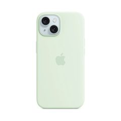Apple Silikon-Case MagSafe Apple iPhone 15 - Soft Mint