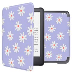 imoshion Design Slim Hard Case Klapphülle Amazon Kindle (2024) / Amazon Kindle (2022) 11th gen - Flowers Distance