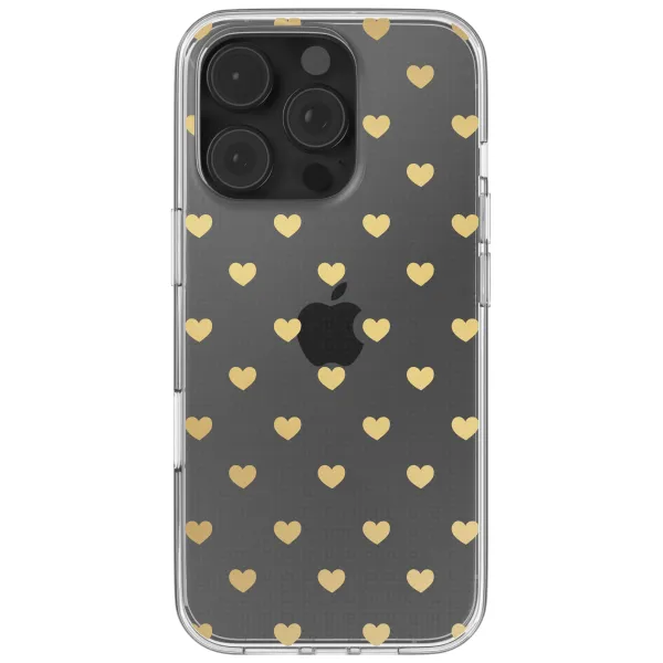 imoshion Design Hülle Apple iPhone 16 Pro - Golden Hearts