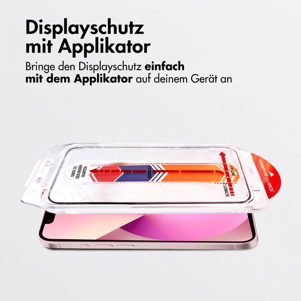 Accezz Gehärtetes Glas Displayschutz mit Applikator - 2-Pack Apple iPhone 17e / 16e / 15 / 14 / 13 / 13 Pro