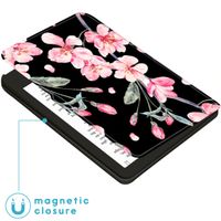 imoshion Design Slim Hard Case Klapphülle für das Tolino Shine 4 - Blossom