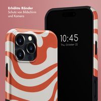 Selencia Vivid Tough Back Cover MagSafe für das iPhone 16 Pro Max - Dream Swirl Orange