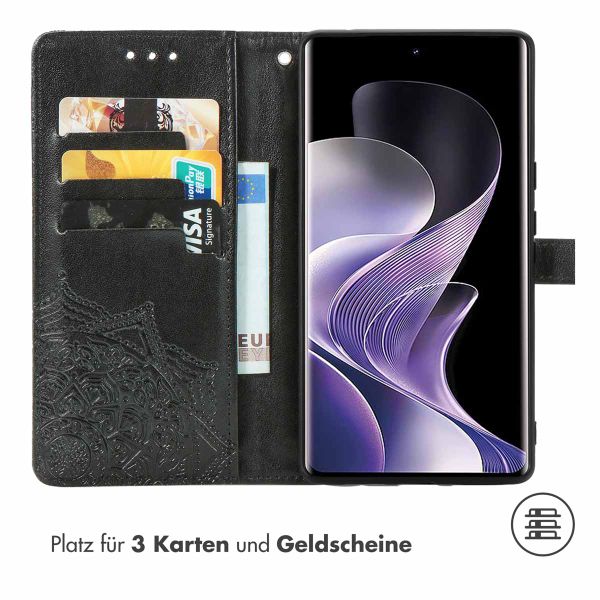 imoshion Mandala Klapphülle Xiaomi Redmi Note 14 Pro (4G) - Schwarz
