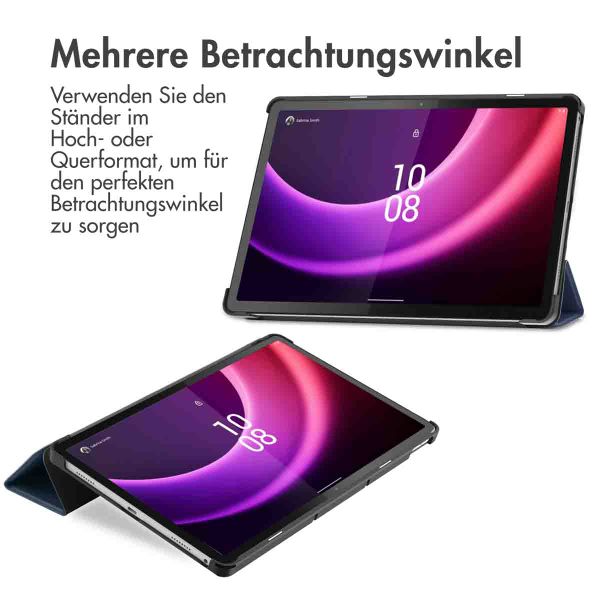 imoshion Trifold Klapphülle Lenovo Tab P11 (2nd gen) - Dunkelblau