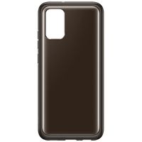 Samsung Original Silicone Clear Cover Galaxy A02s - Schwarz